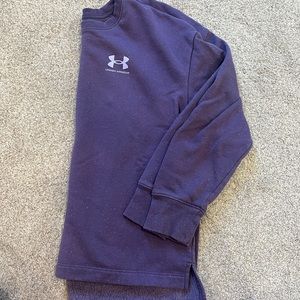 Under Armour Sweatshirt: Purple Size M